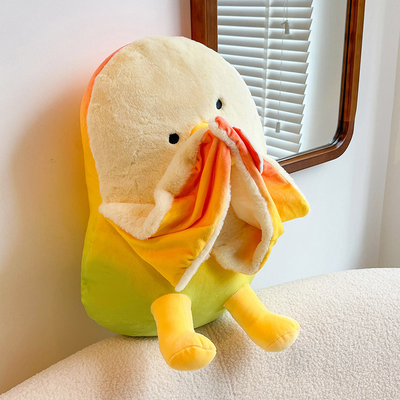 新款网红抖音同款芒果小鸡公仔创意可爱礼物毛绒玩具娃娃厂家现货|ms