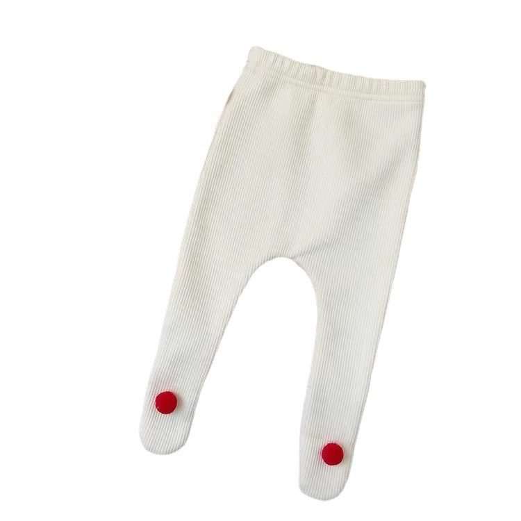 Зимние детские теплые л leggings для раннего возраста, демисезонные брюки, корейский стиль