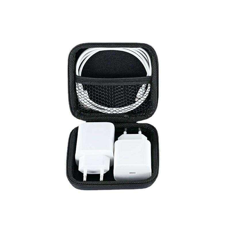 ヘッドフォンバッグデータケーブル収納袋EVAバッグBluetoothヘッドフォン収納ボックス正方形ポータブル収納ボックス|undefined