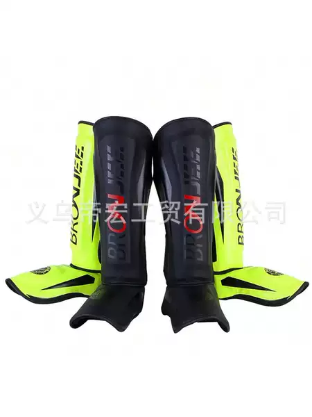 High-Quality Pu Leather Boxing Shin Guards for Adults/Children, Universal Fighting Shin Guards, Breathable, Comfortable, Wear-Resistant and Durable