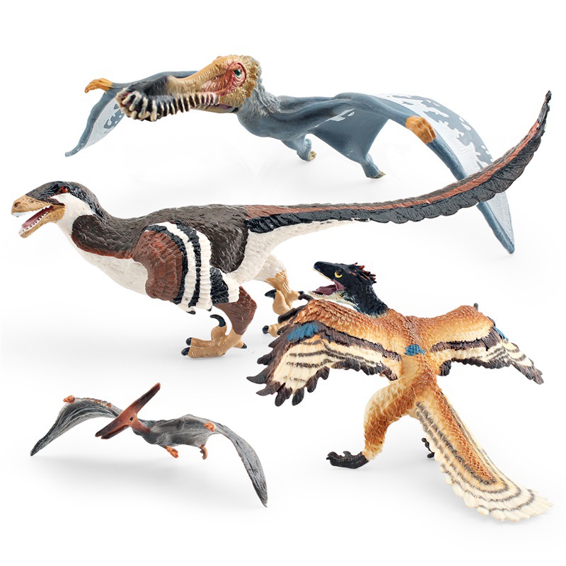 Transfronterizo simulación dinosaurio Jurásico modelo pequeño antepasado pájaro antiguo magia pterosaurus dinosaurio escritorio estática decoración adornos