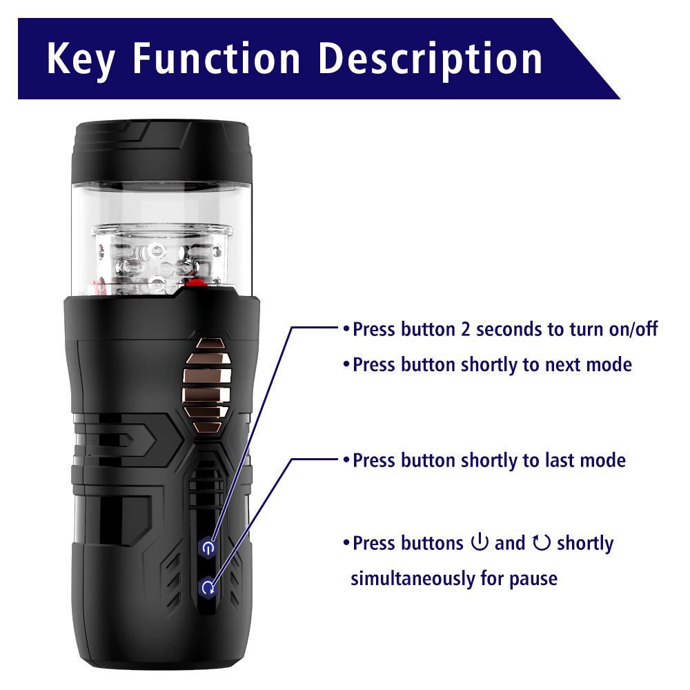 Automatic Masturbator Cup Ultra Silent Rotating Adult Sex Toy_voghion.com