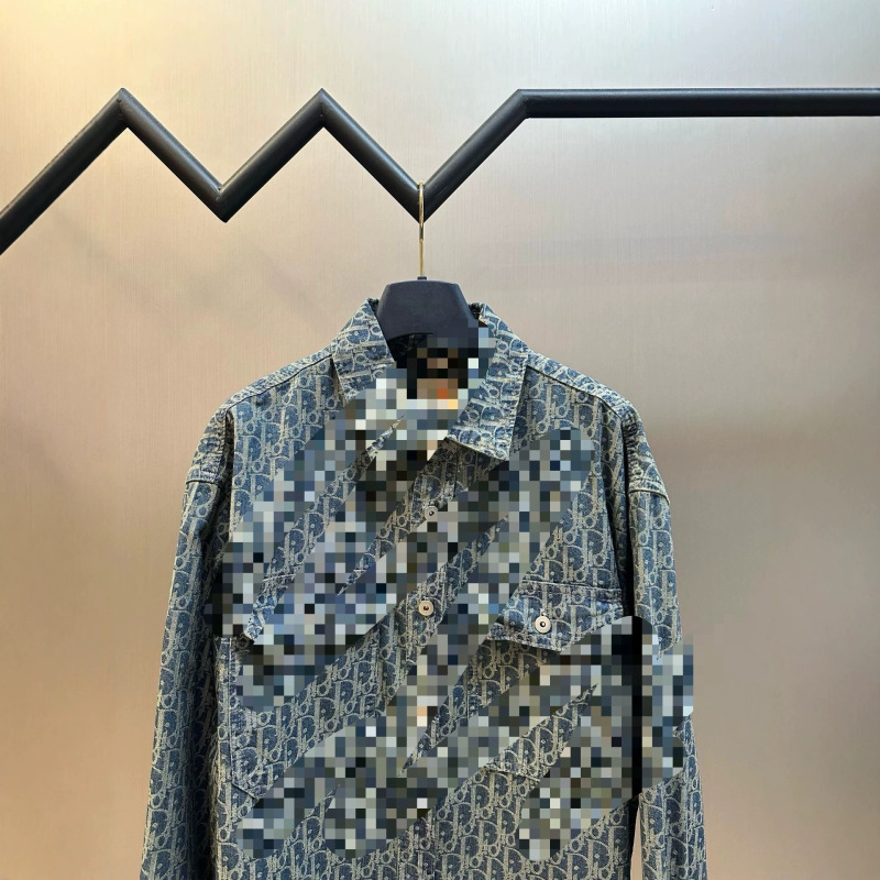 Shenzhen Nanyou Poison House Version 26ss DR all-over print denim outer jacket, dropshipping available Shenzhen Nanyou Poison House Version 26ss DR all-over print denim outer jacket, dropshipping available