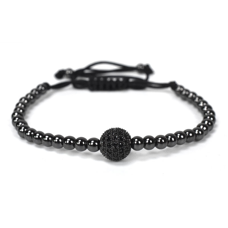 Bola Diamante 10MM negro circonio negro