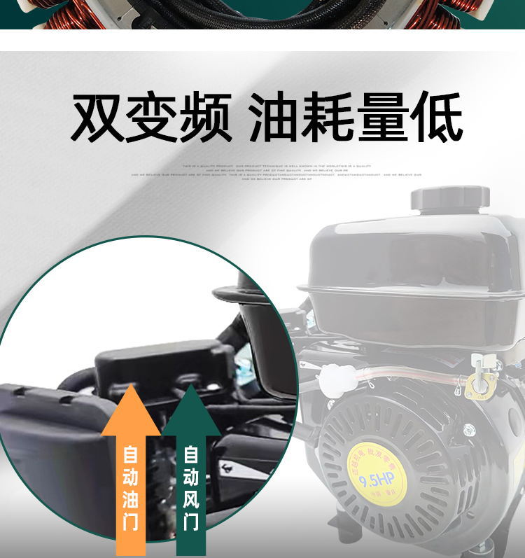 New 48V60V72V Electric Three-Wheel and Four-Wheel Vehicle Intelligent Frequency Conversion Self-Start and Stop Remote Control Range Extender Generator