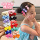 Girl's bow hairpin sweet clip bangs broken hair Children's Flower hairpin little girl's headdress flower does not hurt hair accessories