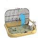 Dog Fixed-Point Fence Toilet, Heightened Anti-Splash Urine and Anti-Trampling Flat Teddy Dog ​​Litter Box, Dog Universal Toilet Supplies