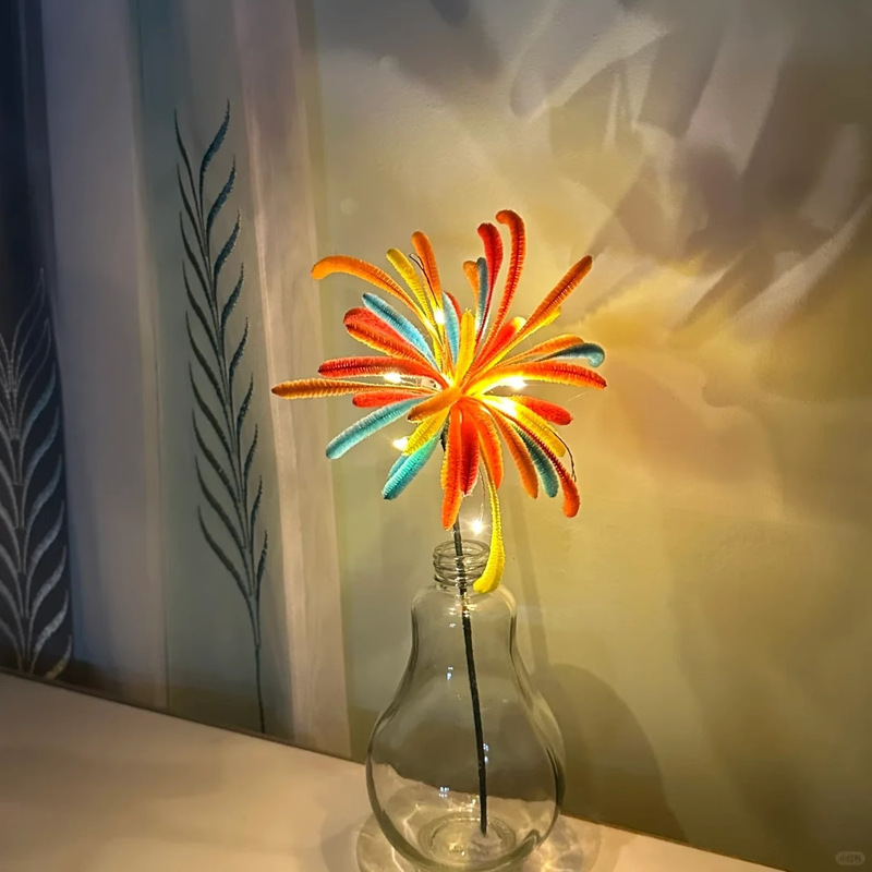 ねじり棒花火花束diy手作り材料バッグクリスマス雰囲気感彼女の親友に新年プレゼント|undefined