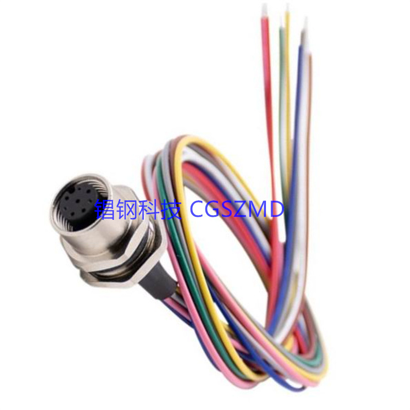 M12 电缆连接器 5m 直 插座 5 芯 A 编码M12 Cable Connector, 5m