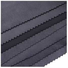 PU皮革平纹四面弹加绒牛奶丝针织底打底皮裤rpet服装人造革面料