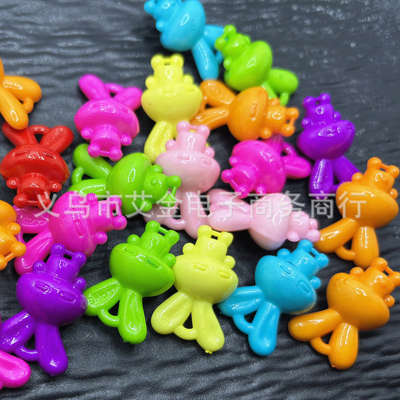 国境を越えた実色の花動物アクリル吊り珠散珠DIY手作りブレスレットビーズアクセサリー|undefined