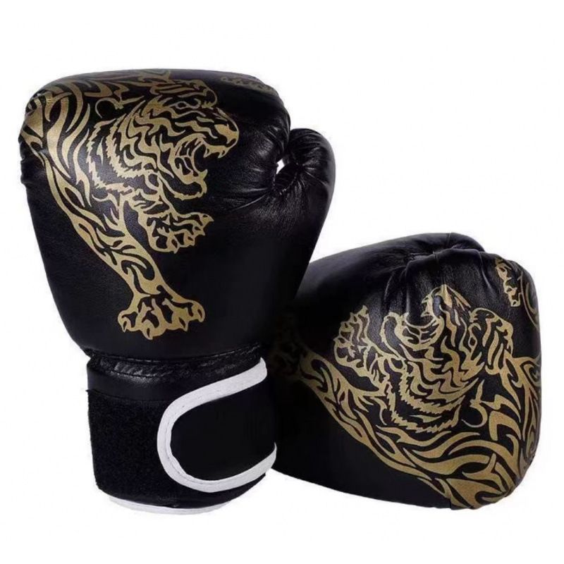 Guantes de boxeo de entrenamiento para niños de boxeo para adultos con medio dedo Sanda