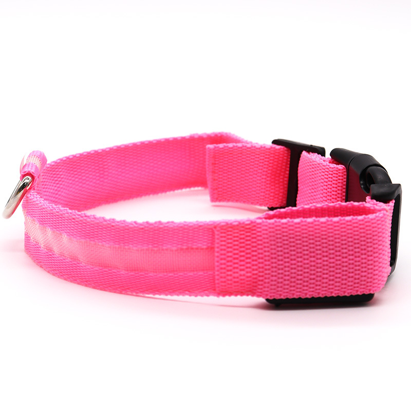 Transfronterizos collar de mascotas accesorios para perros fuera de la pérdida de perros collar led collar luminoso joyas para gatos collar de perro