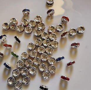 Silver beads, bracelet, accessories, 10mm, R63 model