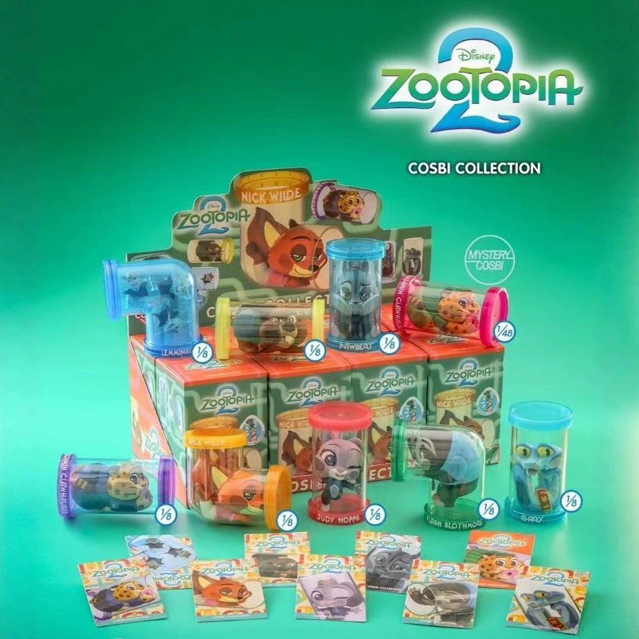 Искусственные Disney Zootopia 2 фильм слепая коробка модные фигурки милые креативные настольные украшения оптом