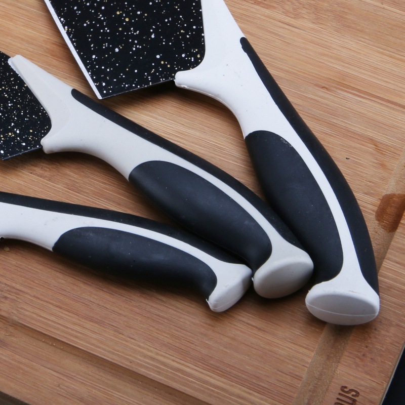 Juego de cuchillos de cocina al por mayor, juego de cuchillos de cinco piezas, cuchillo de cocina, tijeras, juego de función de cepillado