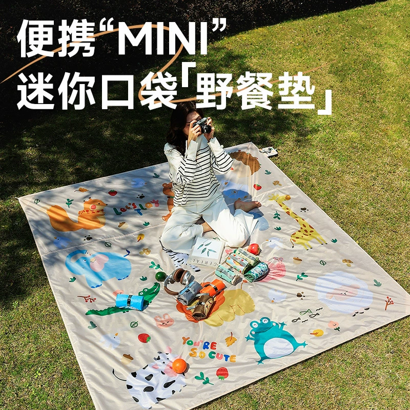 Коврик для пикника на открытом воздухе, мини-пляжный коврик, ткань для кемпинга, влагостойкий коврик, легкий, водонепроницаемый, износостойкий, портативная складная подушка