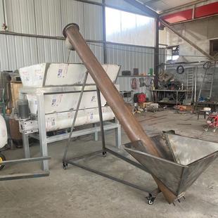 Bulk Material Screw Elevator Multi-Specification Mobile Steel Pipe Loading Conveyor Inclined Electric Hoist