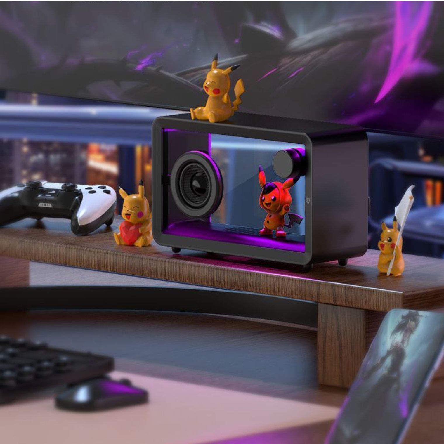 Bluetooth Speaker Desktop Computer Home Hifi Audio Desktop Ip Gaming Speaker Birthday Gift Atmosphere Light