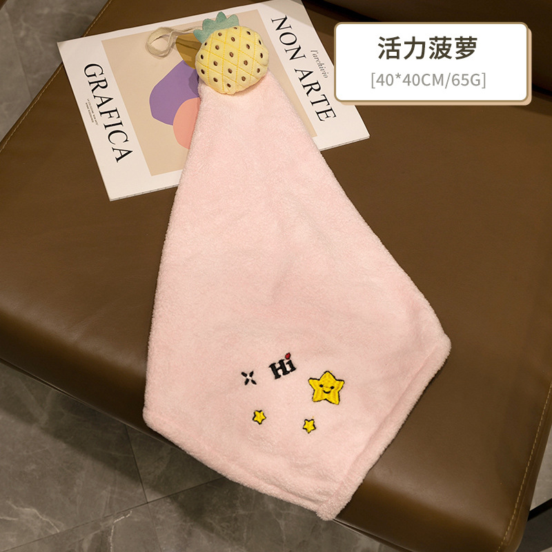 핑크 파인애플 (A형, 더 크고 두꺼움) 40x40cm