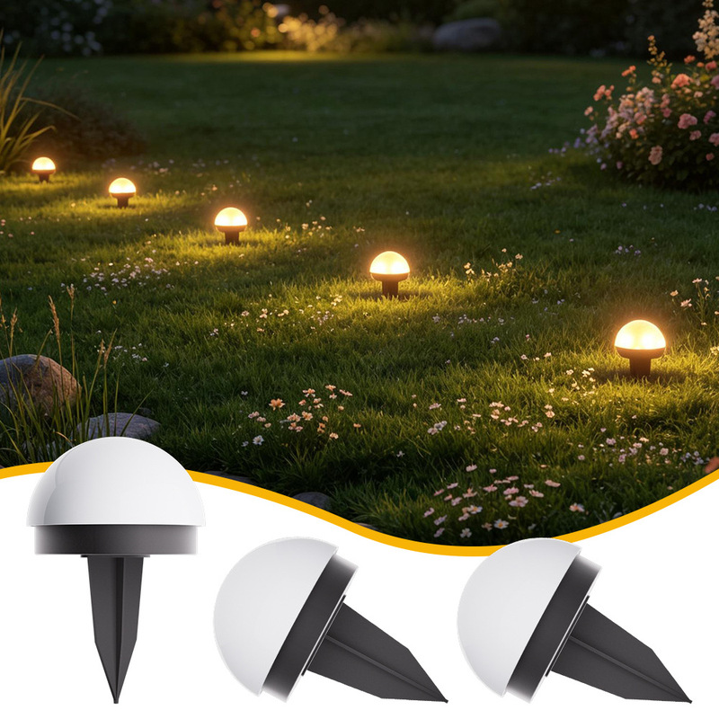 Solar-Powered Ground Lights for Outdoor Use, Home Garden Ground Stake Lights, Villa Garden Bread Lights, Landscape Decorative Table Lamps