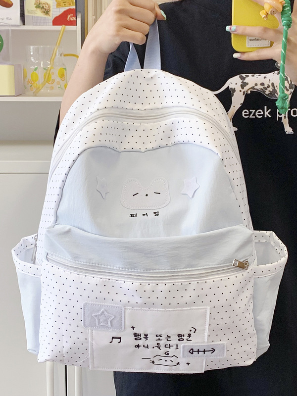书包新款高颜值小众设计小学生女书包大容量简约休闲通勤学校背包|undefined