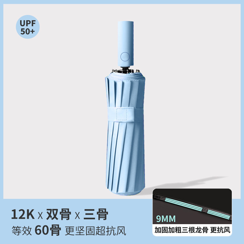 3단 로드 이중 가닥 등가 60본 - 하늘색