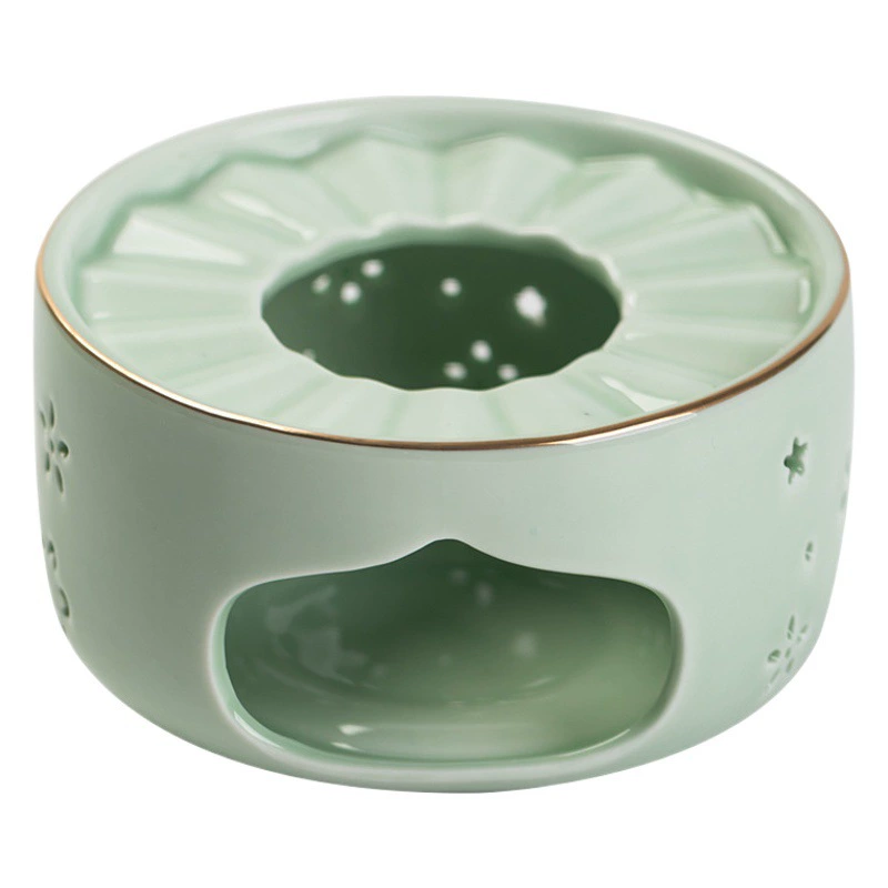 Керамическая посуда для подогрева чая Подсвечник Чайная плита Цветочный чайник Отопление Печь для сохранения тепла Стеклянный чайник Цветная основа Теплая чайная плита