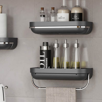 Wall Hanging Punch-Free Bathroom Tripod Wall Rack Bathroom Corner Storage Shelf Corner Wall Corner Rack