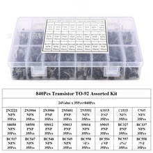 840PCS TO-92二三极管晶体管套装 24种规格每种35个NPN PNP