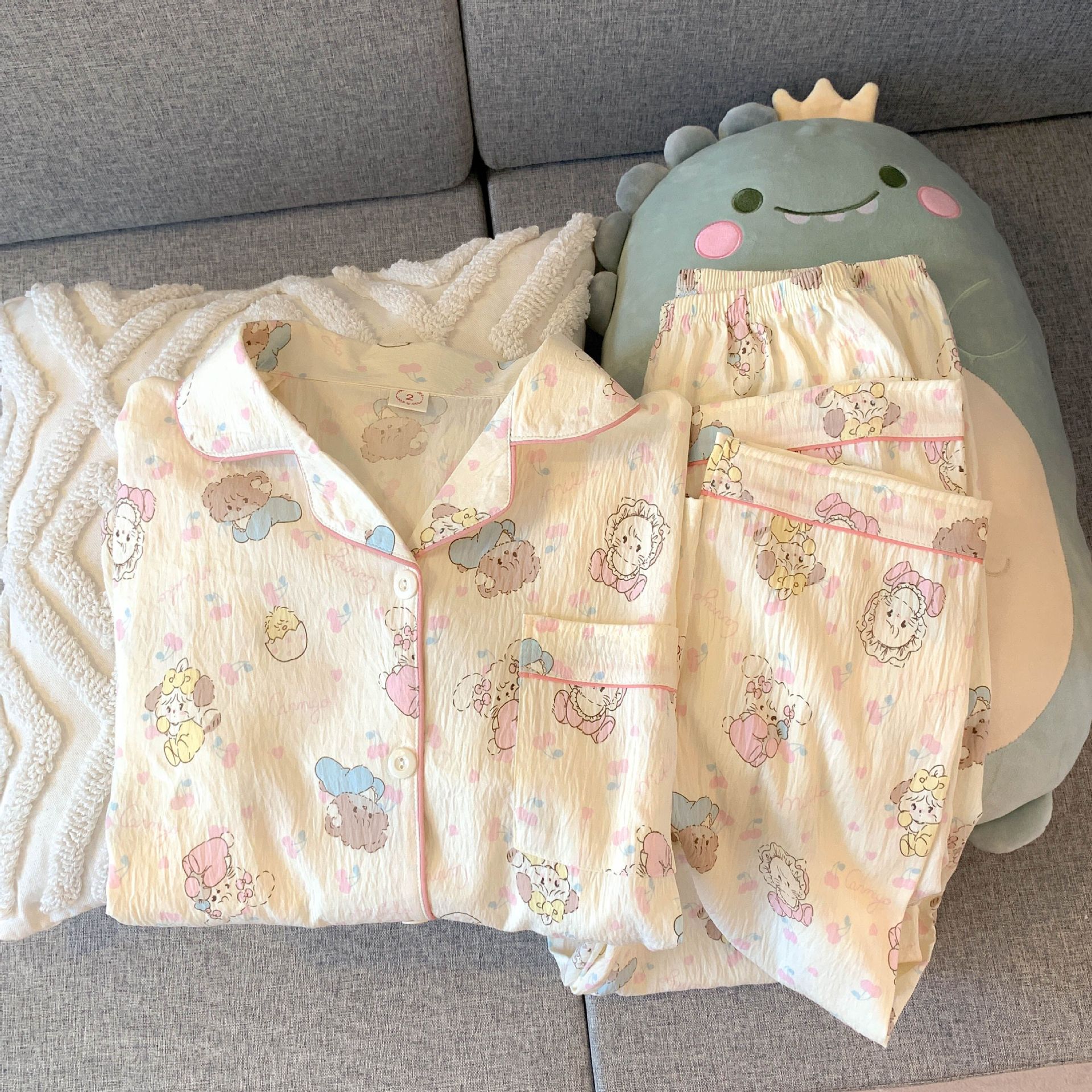 8812m Ke-Yunduo 면 긴팔 바지