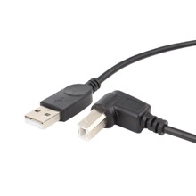 90度直角上弯头USB2.0公转B型方口延长线移动硬盘打印机数据线