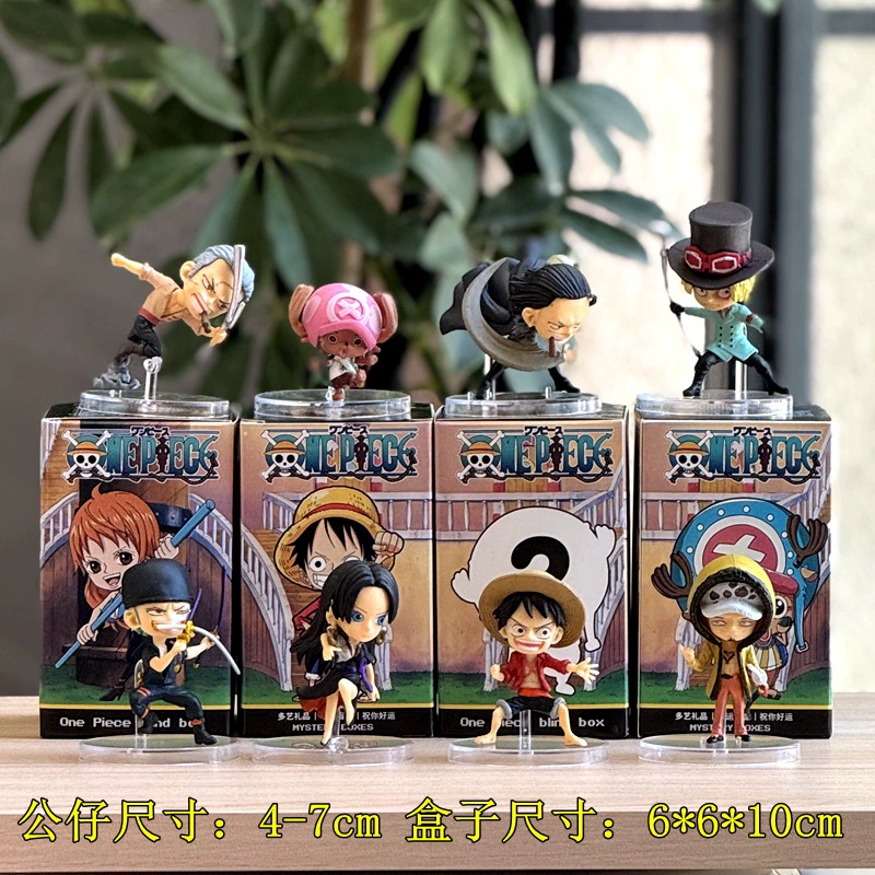 Фигура One Piece блочная коллекционная серия, набор Лuffy Зоро Санджи, варианты мульти-стилей