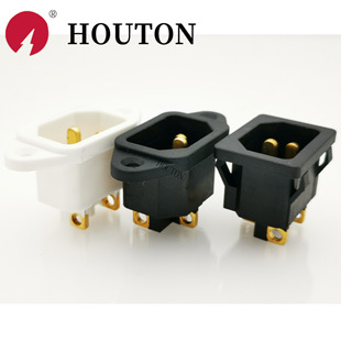 AC-04 word socket injection molding process with screw hole AC power socket rice cooker word socket AC04
