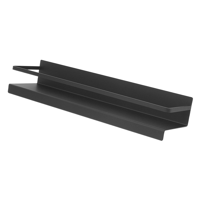Hole-free magnetic suction refrigerator storage rack microwave oven side hanging storage rack kitchen supplies rack wall-mounted
