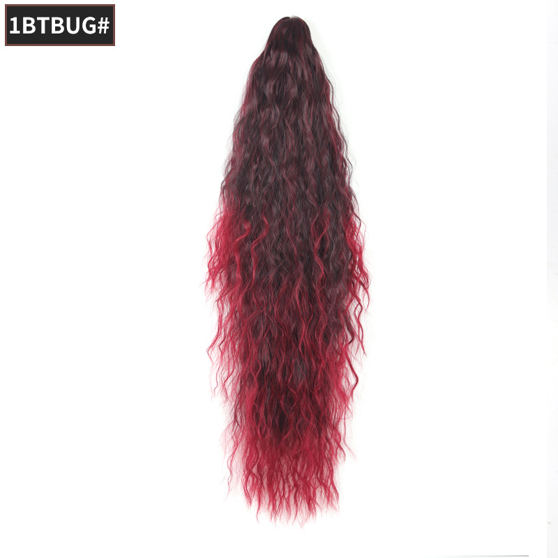 Extension de queue de cheval synthétique avec pince cheveux longs_voghion.com