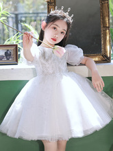 儿童礼服高端公主裙花童婚礼10岁女孩生日宴朗诵主持人钢琴表演春