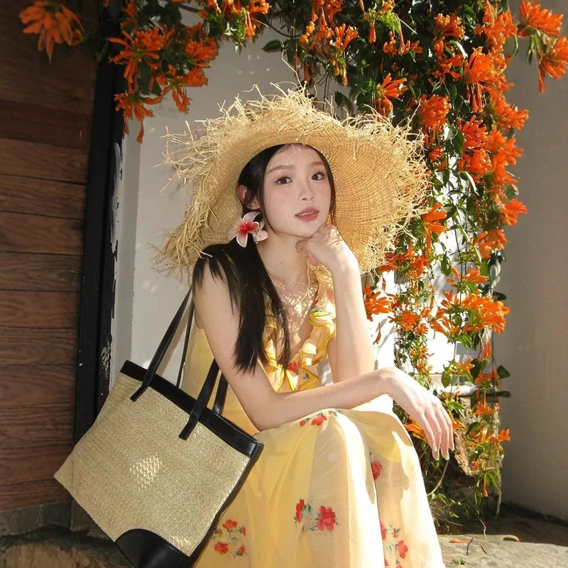 Rosewood Ruffled V-Neck Silky Dress for Women, Summer Elegant Sleeveless Fishtail Dress, Waist-Cinching Long Dress, Elegant Forest Style