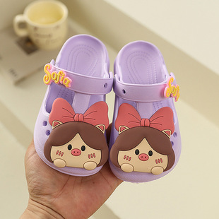 Non-Slip Kidsren's Clogs Eva Soft-Soled Sandals for Boys and Girls, Summer Home Bathing, Beach Indoor and Outdoor Wear