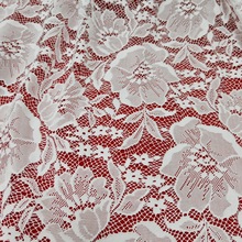 2025夏季新款全涤无弹蕾丝面料薄款透气镂空婚纱礼服童装服饰布料