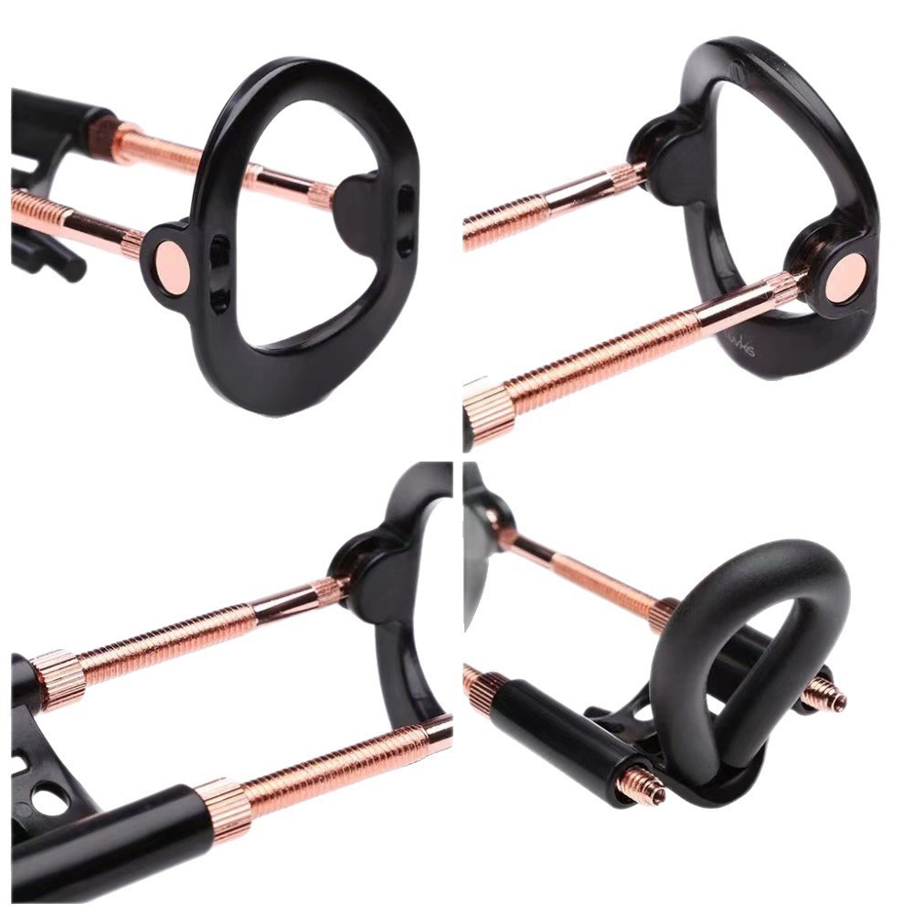Male Penile Stretcher with Metal Bracket Connecting Ring, Manual Physical Exerciser — detail image 14