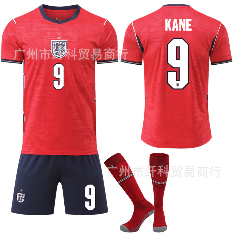 2026 World Cup England No. 10 Bellingham Away Jersey National Team 7 Saka 9 Kane Football Uniform