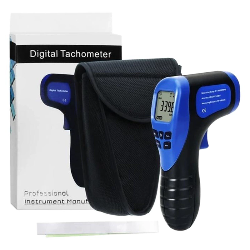 Оптовая торговля бесконтактный цифровой лазерный тахометр, rpm тахометр, мотор тахометр