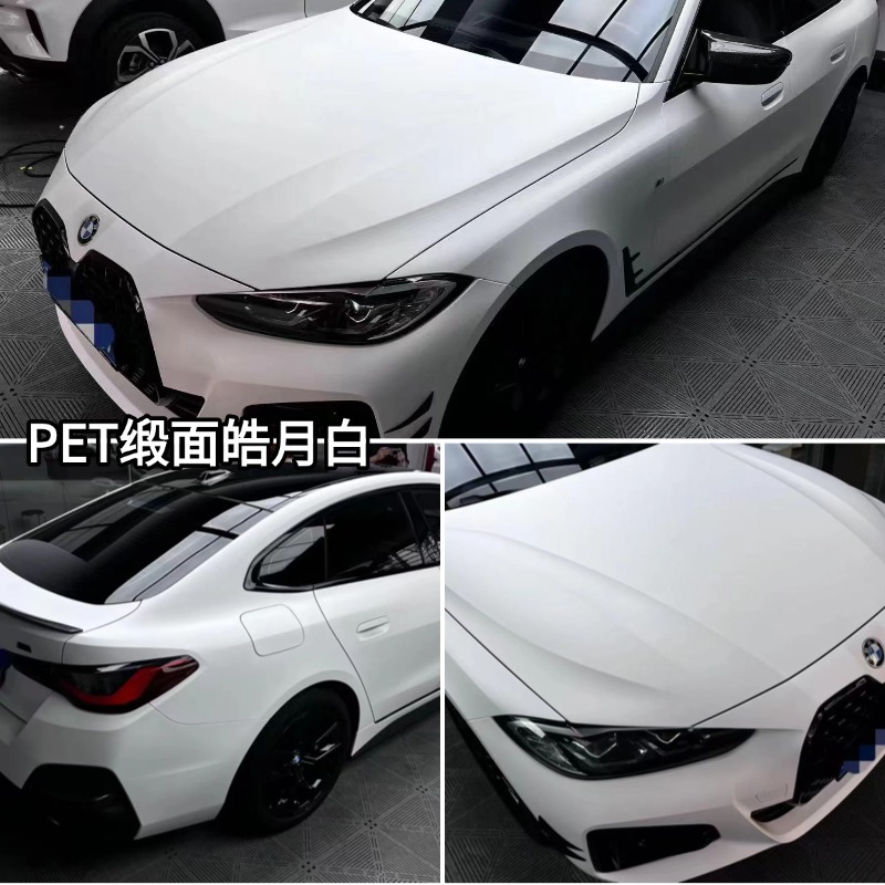 Pet Satin Series Color-Changing Film, Silk-Like Texture, Ultra-Satin Color-Changing Film, Black Fantasy Purple Car Wrap Film Manufacturer