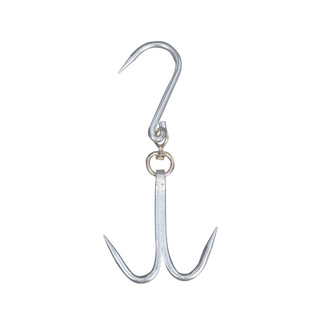 Customized Galvanized Meat Hooks, Pork Hooks, Steel Bar Hooks for Hanging Beef and Mutton, Slaughterhouse Rotating Double Hooks for Meat Hooks