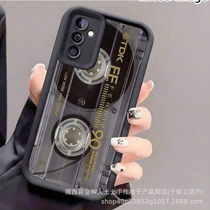 Suitable for Samsung S26Ultra Recording Tape S25 A36 Sky Eye Ladder Silicone Anti-Fall Protective Case A06/A17