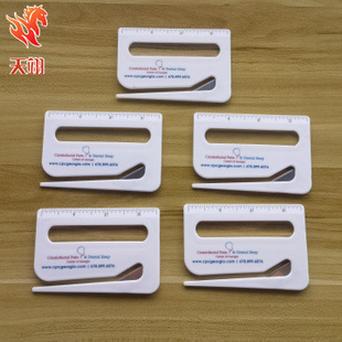 Printable LOGO fixed color magnifying glass letter opener plastic magnifying glass unpacking device plastic split knife letter opener