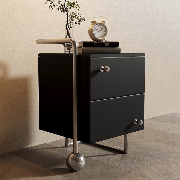 148060595:1333434573 Stainless Steel Bedside Cabinet