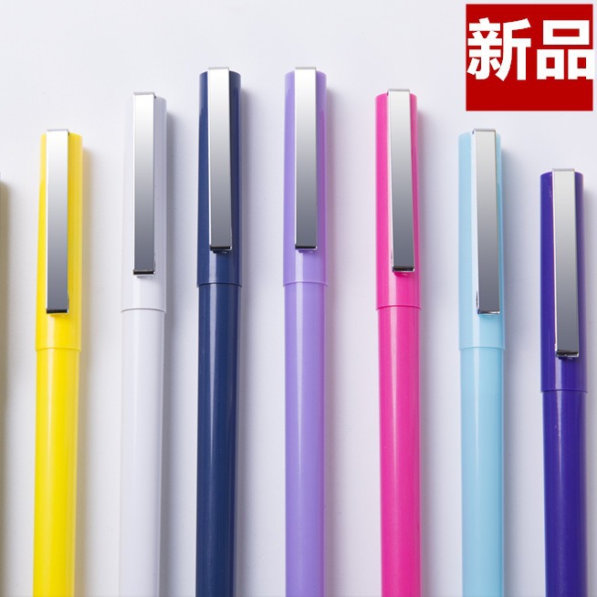 Pluma de gel de color pluma publicitaria logotipo personalizado pluma de agua de carbono pluma de gel de color caramelo pluma de agua personalizada pluma de firma