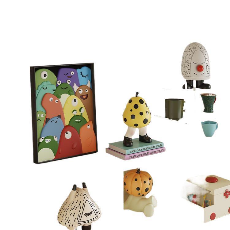 クリーム風装飾品、リビングルームのテレビキャビネット、ワインキャビネット、玄関ホールのニッチ装飾品、新築祝いのギフト、樹脂|undefined